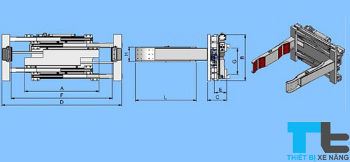 Hình bộ kẹp xoay thùng phuy